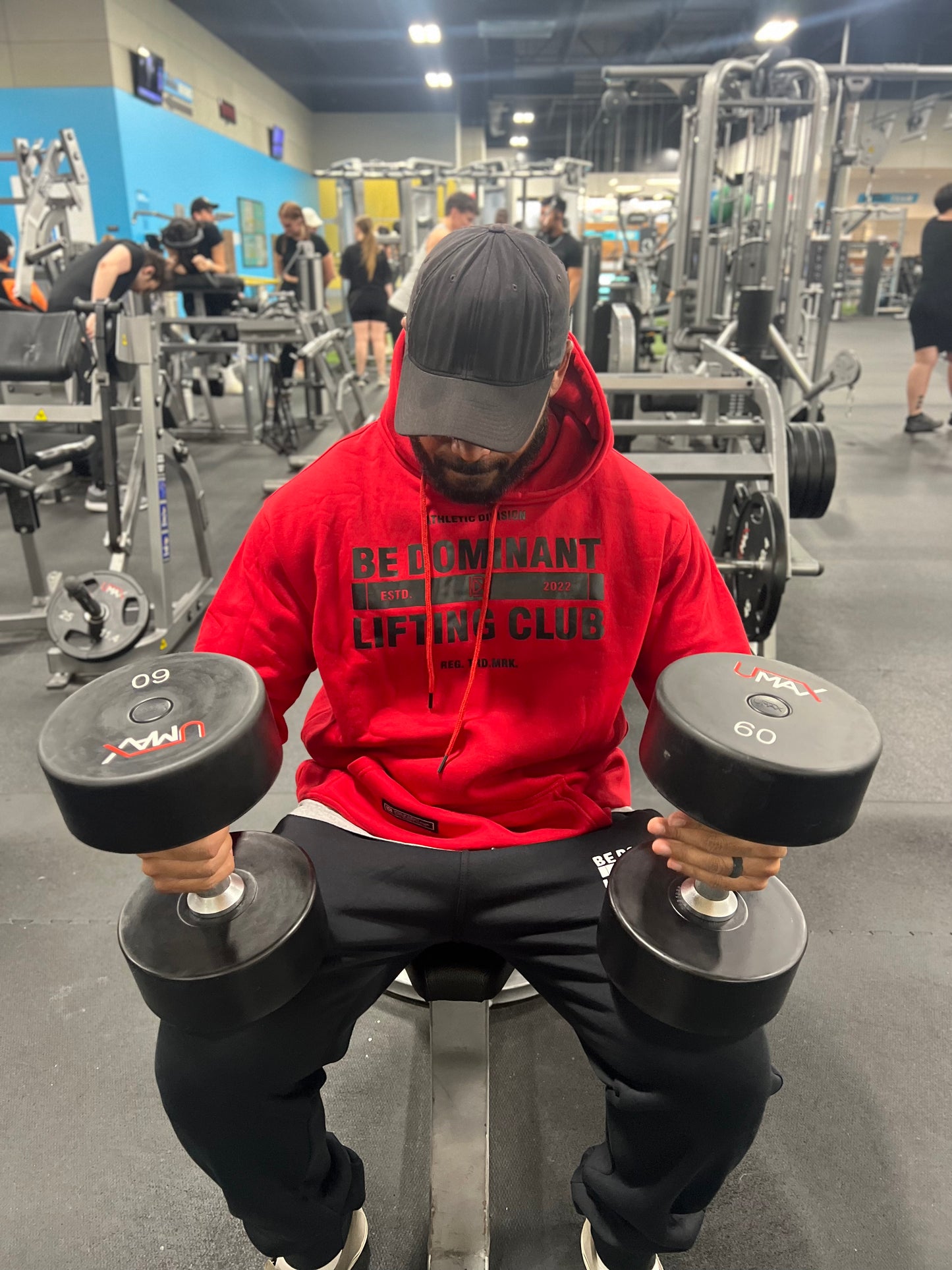 Mens Lifting Club Oversized Hoodie