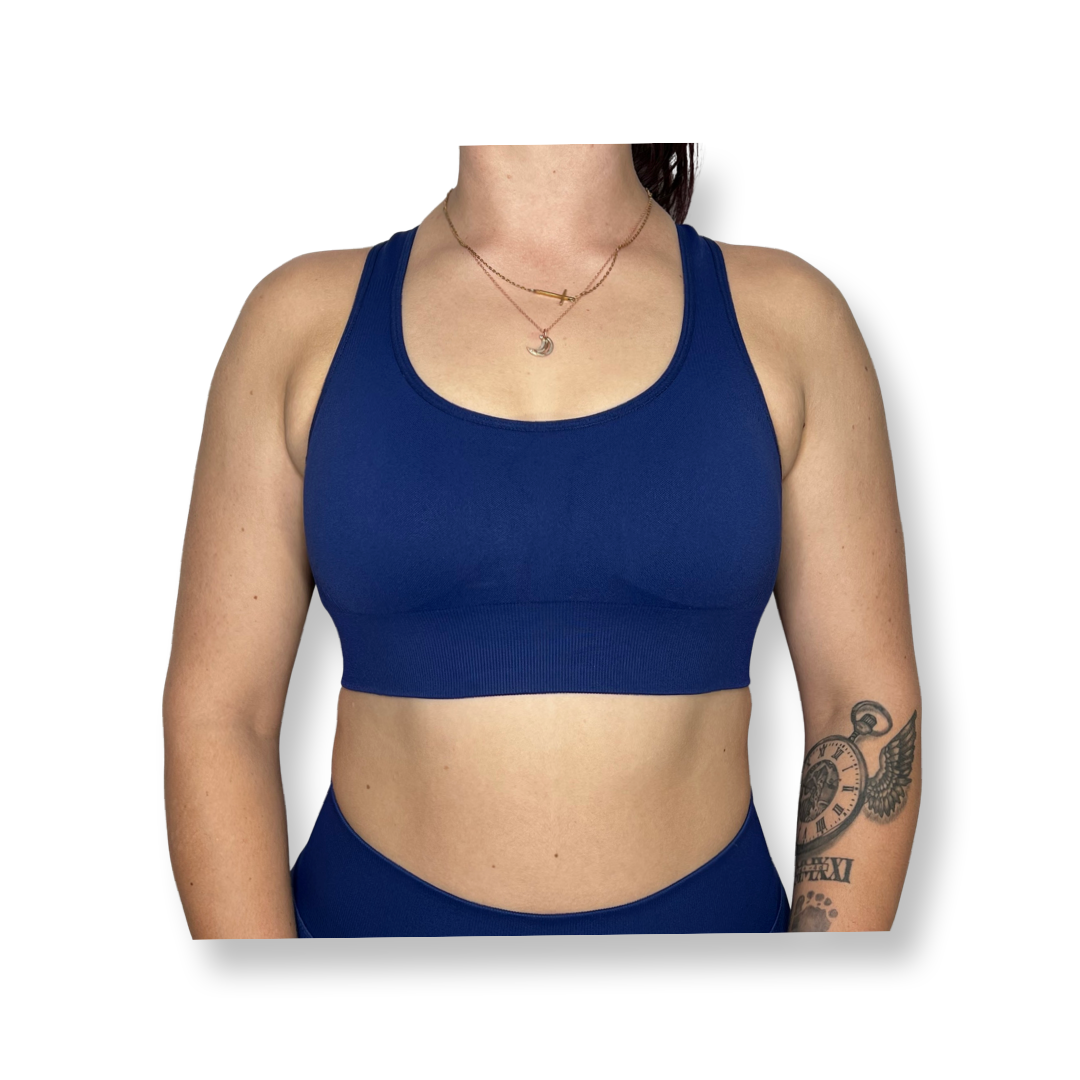 Seamless motion bra